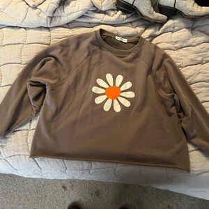 Natural Life Brown Knit Top